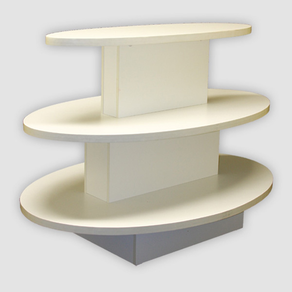 Wood Oval 3 Tier Displays Display Tables Wood Oval 3 Tier Displays