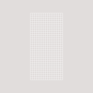 White Gridwall Panel