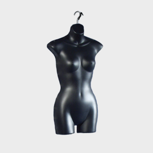 Black-Plastc-Womans-Form Mannequins