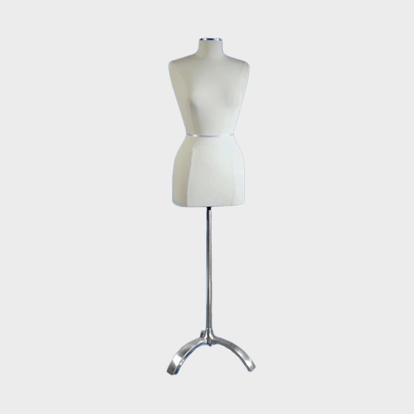 Includes Base Form Female Off White Jersey Dressmaker Form and Finial 