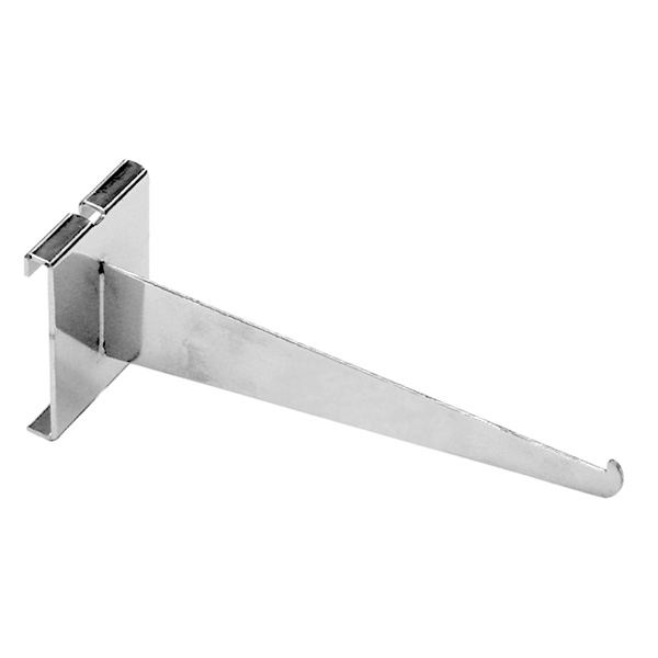Pack of 25 New or Retail Gridwall Chrome Shelf Bracket 8 inch