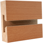 Beech Slatwall Panel Sheet LPM