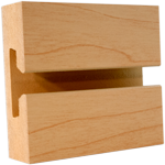 Sierra Maple Melamine Slot Painted Slatwall Panels