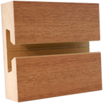 Whittier Anigre Melamine Slot Painted Slatwall Panels