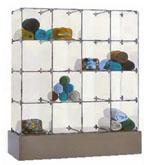 Build it yourself Glass Cube Shelving